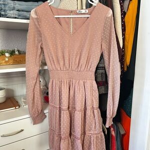 Pink Polka Dot Dress